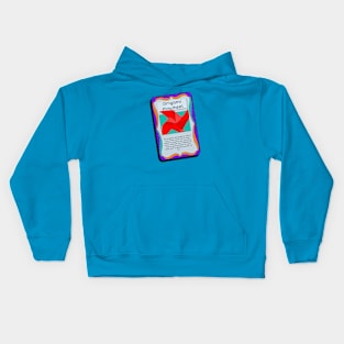 Origami Trading Cards - Pinwheel Kids Hoodie